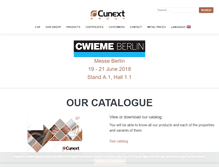 Tablet Screenshot of cunext.com